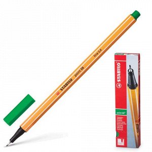 Ручка капиллярная STABILO Point, корпус оранжевый, толщина п