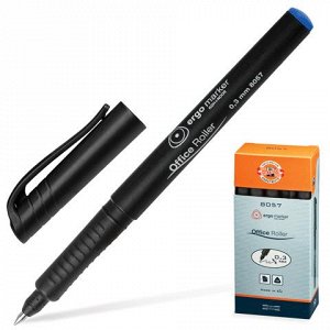 Ручка-роллер KOH-I-NOOR, трехгранная, корпус черный, узел 0,
