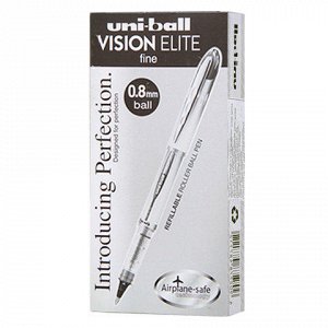 Ручка-роллер UNI-BALL (Япония) Vision Elite, корпус серый, 0