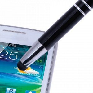 Ручка-стилус SONNEN для смартфонов/планшетов, корп.черный, с