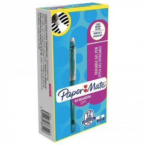 Ручка Пиши-стирай гелевая PAPER MATE Erasable Gel, корпус си