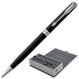 Ручка шариковая PARKER Sonnet Slim CT, тонкий корп.черный ла