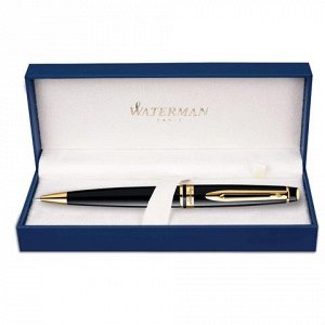 Ручка шариковая WATERMAN Expert 3 Black GT, корпус черный, л