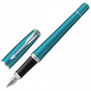 Ручка перьевая PARKER Urban Core Vibrant Blue CT, изумрудн.