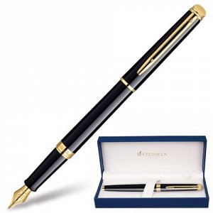 Ручка перьевая WATERMAN Hemisphere Mars Black GT, корпус чер