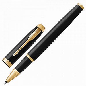 Ручка-роллер PARKER IM Core Black Lacquer GT, черный глянцев