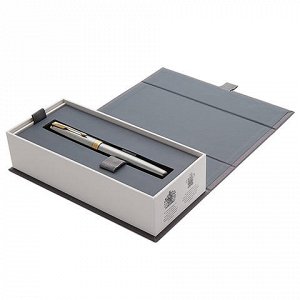 Ручка-роллер PARKER Sonnet Steel GT, корпус серебристый, нер