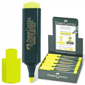 Текстовыделитель FABER-CASTELL "48", ЖЕЛТЫЙ, линия 1-5 мм, 1