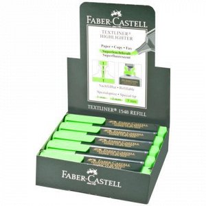 Текстовыделитель FABER-CASTELL "48", ЗЕЛЕНЫЙ, линия 1-5 мм,