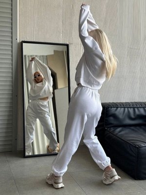Штаны спортивные женские белые