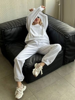 Штаны спортивные женские белые
