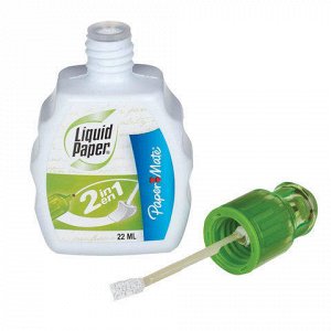 Корректирующая жидкость ручка+губка PAPER MATE "Liquid Paper