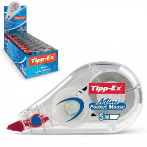 Корректирующая лента BIC "Tipp-ex Mini Pocket Mouse", 5мм*5м