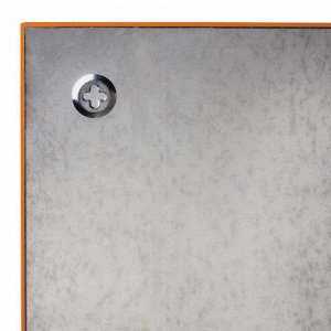 Доска магнитно-маркерная стеклянная, оранжевая, 45х45см, 3 м