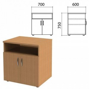 Тумба для оргтехники "Этюд" (ш700*г600*в750 мм), 2 двери, по