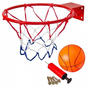 Набор баскетбольный (корзина d32см, насос, мяч d16см, болты для установки)