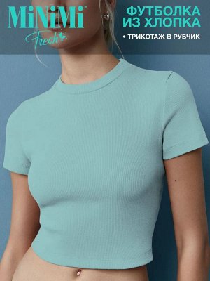 Футболка укороченная хлопок
