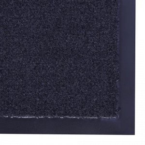 Коврик входной ворсовый влаго-грязезащитный FLOORTEX 60*80см, ворс 4,5мм, основа 2,5мм,т-сер,600970