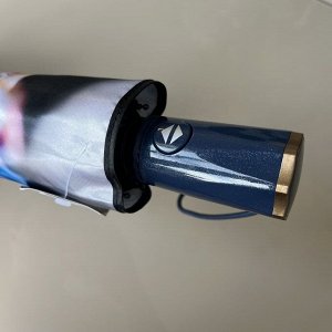 Зонт Зонт в 3 сложения, полный автомат. Модель прочная, надёжная. Каркас зонта выполнен из 9 спиц, за счет чего зонт имеет хорошую натяжку  купола и выдерживает сильные порывы ветра. Зонт имеет систем