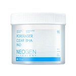 Пэды для уменьшения пор с BHA кислотами NEOGEN DERMALOGY Poreraser Clear BHA Pads