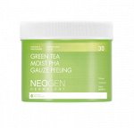 Отшелушивающие пэды с зеленым чаем NEOGEN DERMALOGY Green Tea Moist PHA Gauze Pads