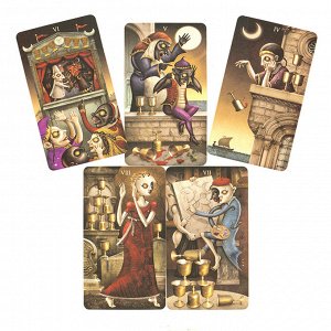 Карты Таро Безумной луны Deviant Moon Tarot Card, 78 карт