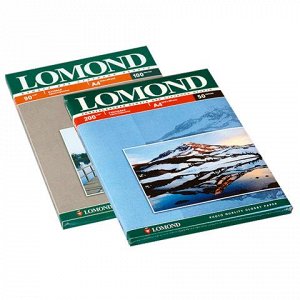 Фотобумага LOMOND д/струйной печати А4, 90г/м, 100л., одност