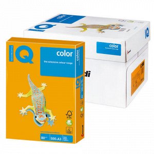 Бумага IQ (АйКью) color А3, 80 г/м, 500 л., умеренно-интенси
