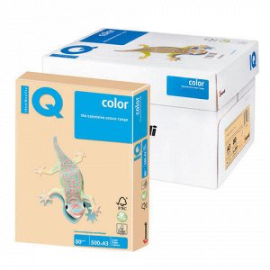 Бумага IQ (АйКью) color А3, 80 г/м, 500 л., умеренно-интенси