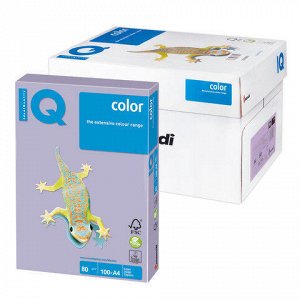 Бумага IQ (АйКью) color А4, 80 г/м, 100 л., умеренно-интенси