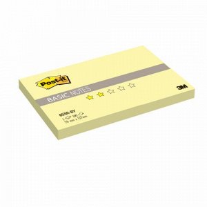 Блок самоклеящ. (стикер) POST-IT Basic 76х127 мм, 100 л., желтый, 655R-BY