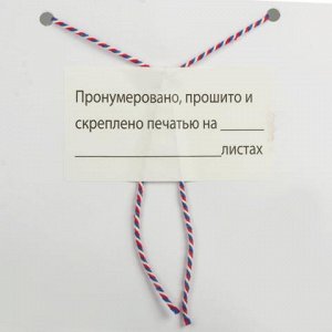 Нить х/б для прошивки документов BRAUBERG, диаметр 1,6 мм, д