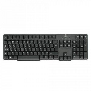 Клавиатура проводная LOGITECH K100 Classic, PS/2, 104 клавиш