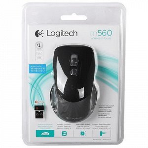 Мышь беспроводная LOGITECH M560, 5 кнопок+1 колесо-кнопка, о