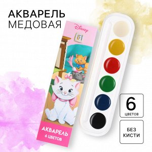 Акция! Акварель медовая принт «Кошечка Мари»