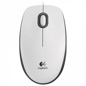 Мышь проводная LOGITECH M100,USB,2кнопки+1колесо-кнопка,опти