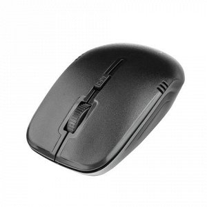 Набор беспроводной GEMBIRD KBS-7100, клавиатура 4 доп клавиши, мышь 3 кнопки + 1 колесо, черный