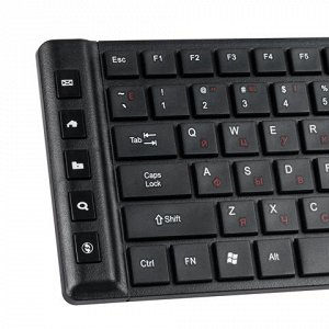 Набор беспроводной SONNEN KB-S100, клавиатура, мышь 2кнопки+