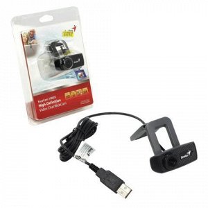 Веб-камера GENIUS Facecam 1000X V2, 1Мп., микрофон, USB 2.0,