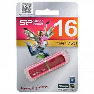 Флэш-диск 16GB SILICON POWER LuxMini 720 USB 2.0, металл. ко