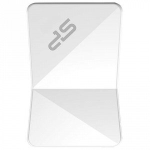 Флэш-диск 16GB SILICON POWER Touch T08 USB 2.0, белый, SP016