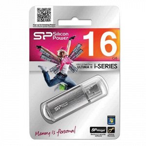 Флэш-диск 16GB SILICON POWER ultima II-I Series USB 2.0, сер