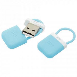 Флэш-диск 16GB SILICON POWER Unique 510 USB 2.0, синий, SP01