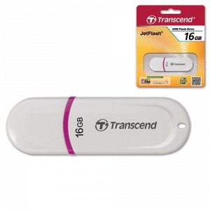 Флэш-диск 16GB TRANSCEND JetFlash 330 USB2.0, белый, TS16GJF