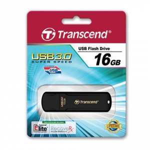 Флэш-диск 16GB TRANSCEND JetFlash 700 USB 3.0, черный, TS16G