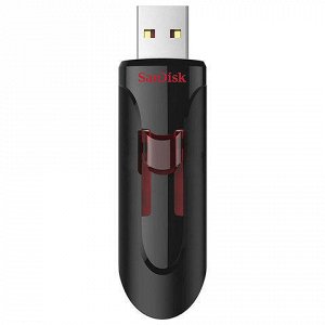 Флэш-диск 16GB SANDISK Cruzer Glide USB 2.0, черный, SDCZ60-