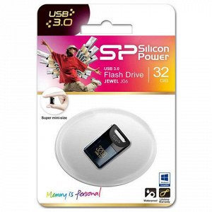 Флэш-диск 32GB SILICON POWER Jewel J06 USB 3.1, синий, SP032