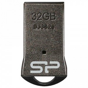 Флэш-диск 32GB SILICON POWER Touch T01 USB 2.0, металл. корп