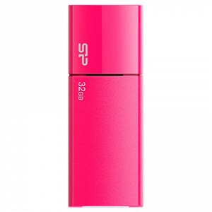 Флэш-диск 32GB SILICON POWER Ultima U05 USB 2.0, розовый, SP