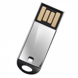 Флэш-диск 8GB SILICON POWER Touch 830 USB 2.0, серебристый,